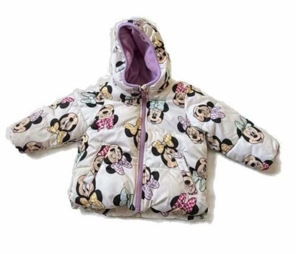Disney Jumping Beans Minnie Mouse Hooded Puffer Jacket 18M